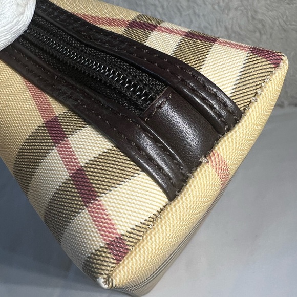 Burberry Beige/Brown House Check PVC Pochette (Alma Nano Style) - Picture 8 of 12